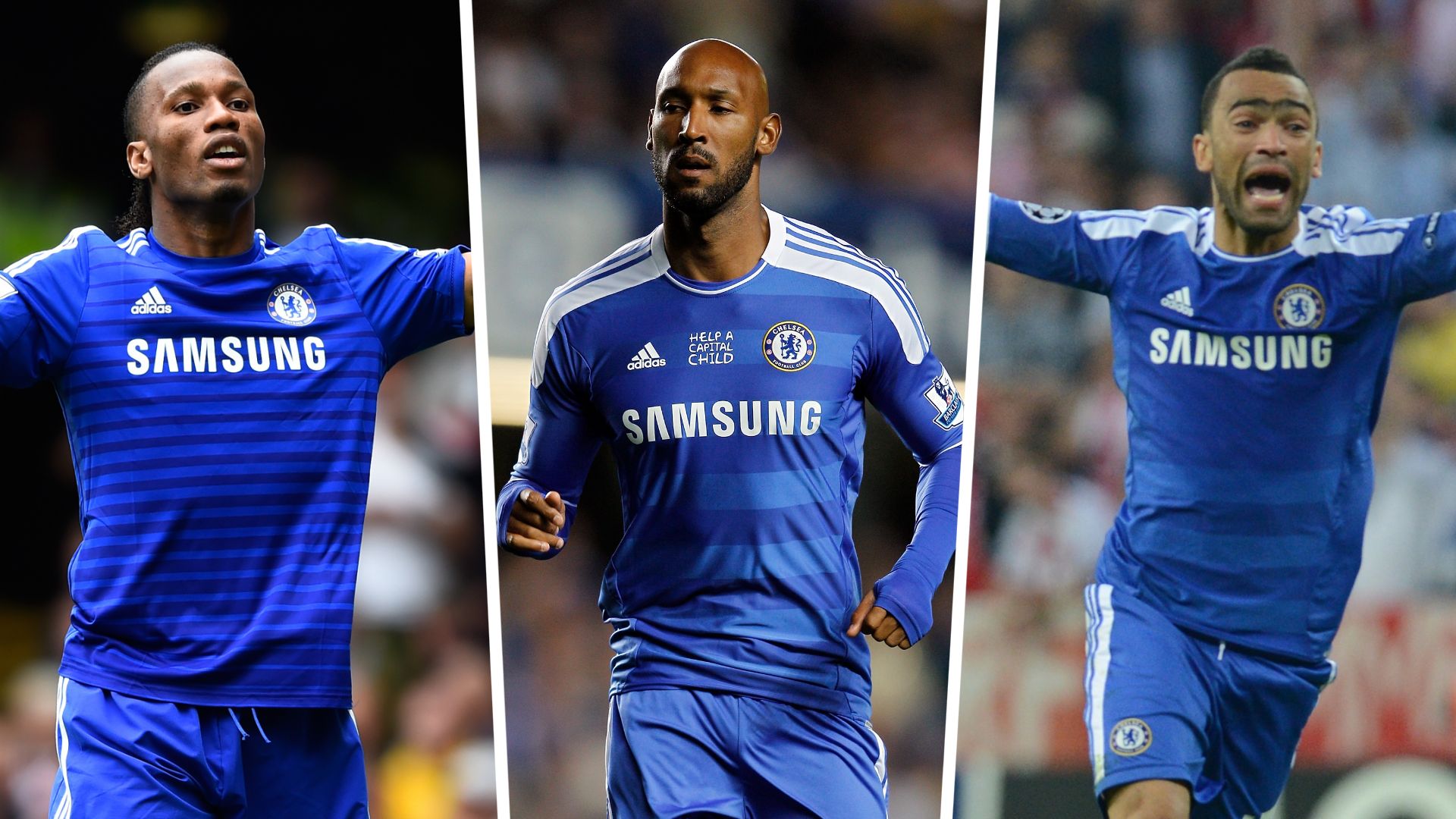 Drogba Anelka Bosingwa Chelsea