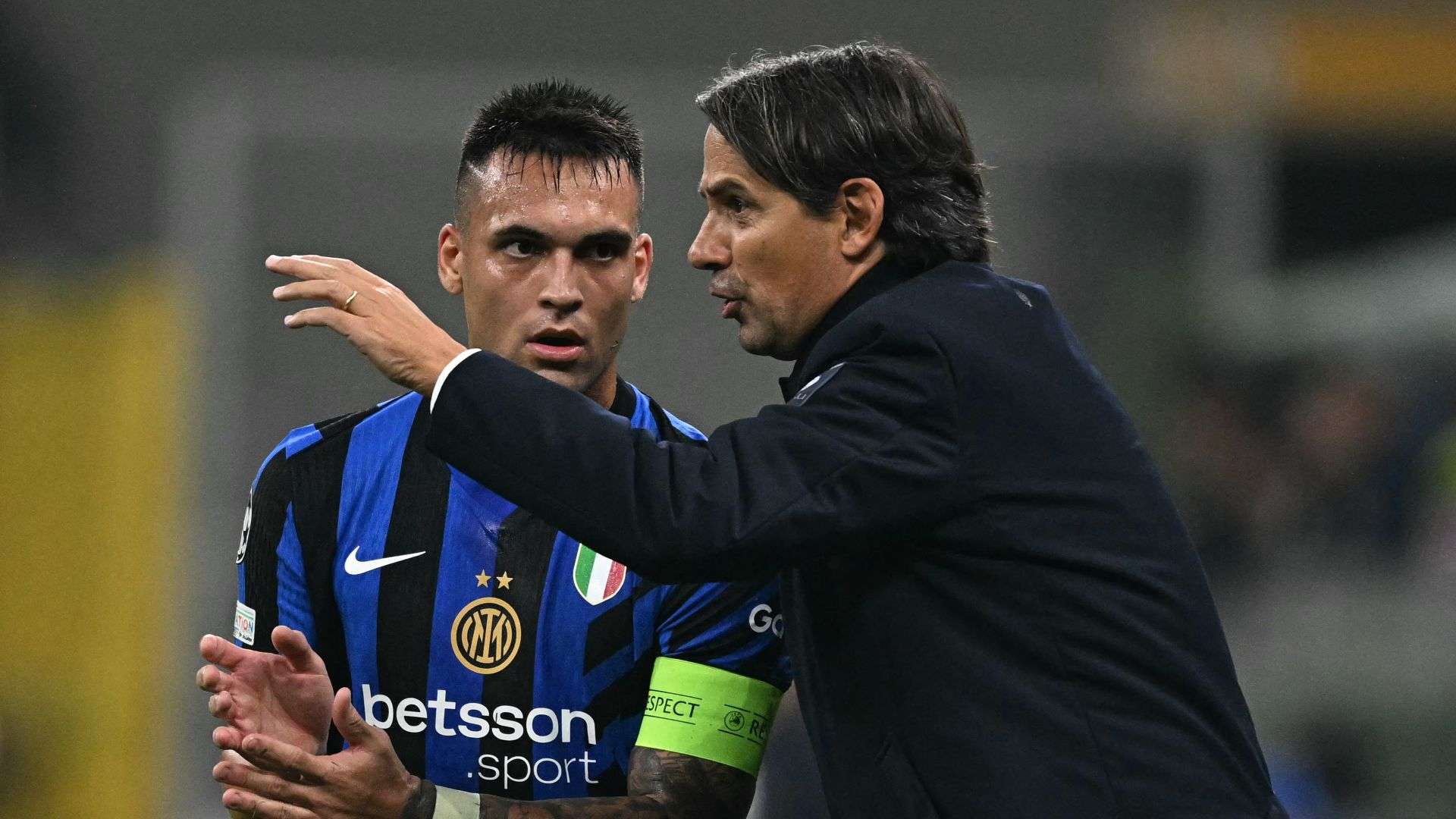Simone Inzaghi Lautaro Martinez Inter