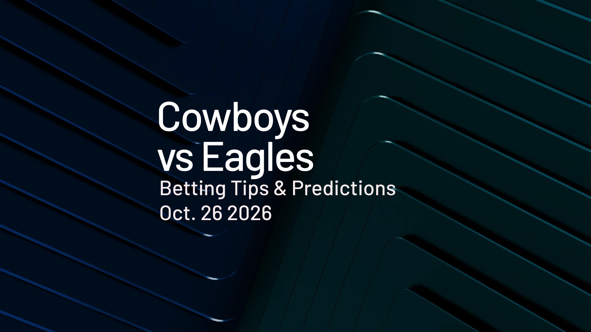 Cowboys vs Eagles predictions - Week 7
