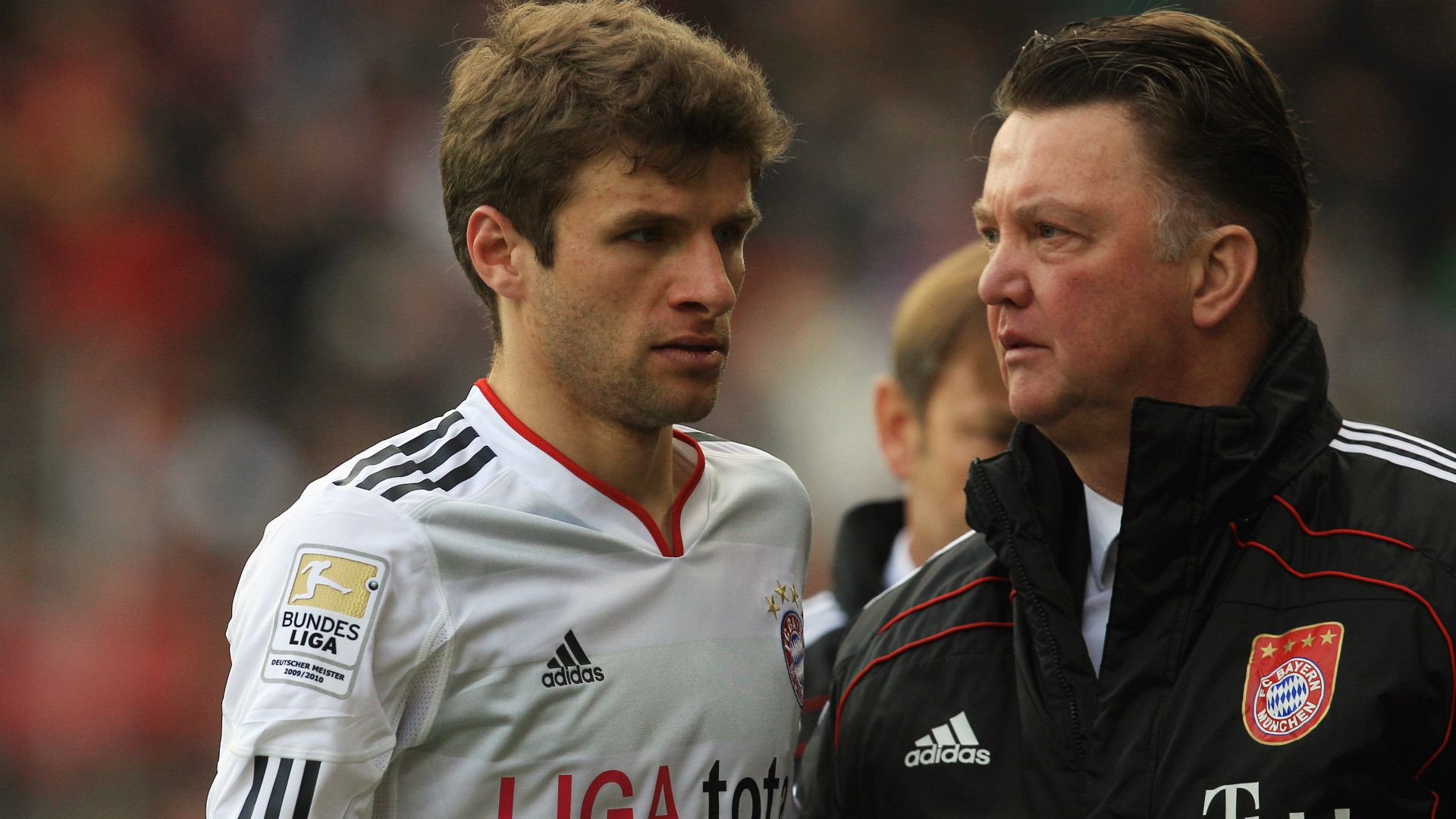 Thomas Müller Louis van Gaal FC Bayern 19032011