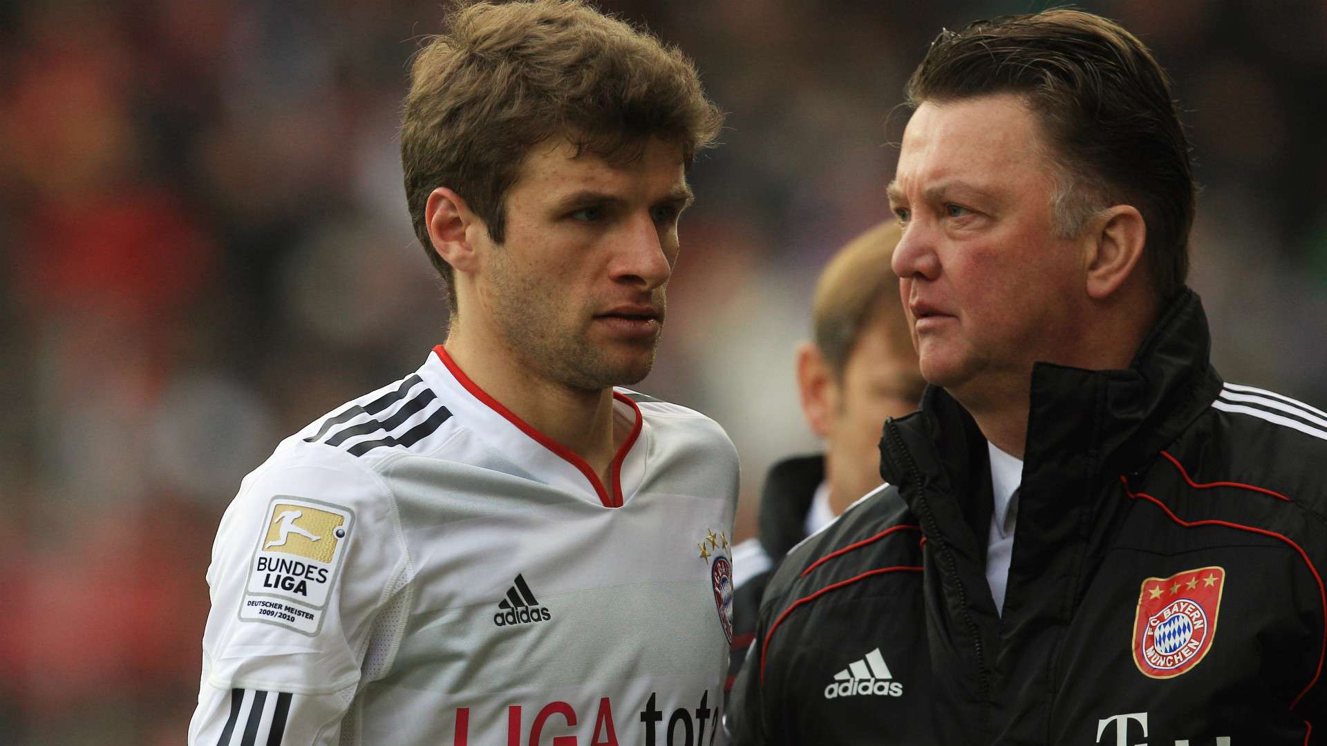 Thomas Müller Louis van Gaal FC Bayern 19032011