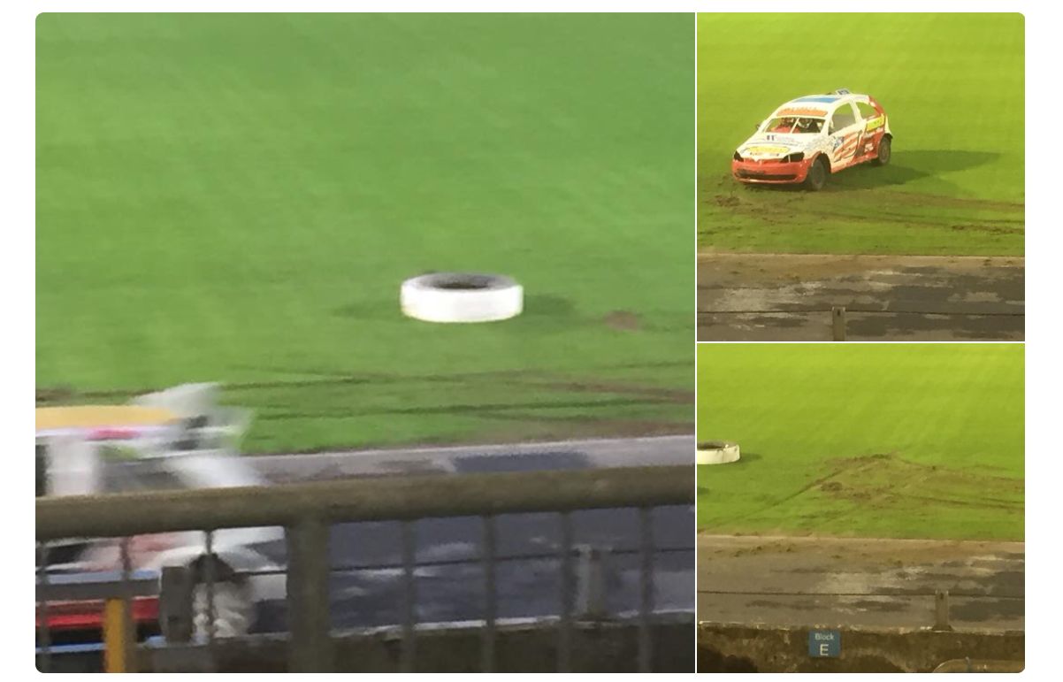 Ballymena United turf destroyed
