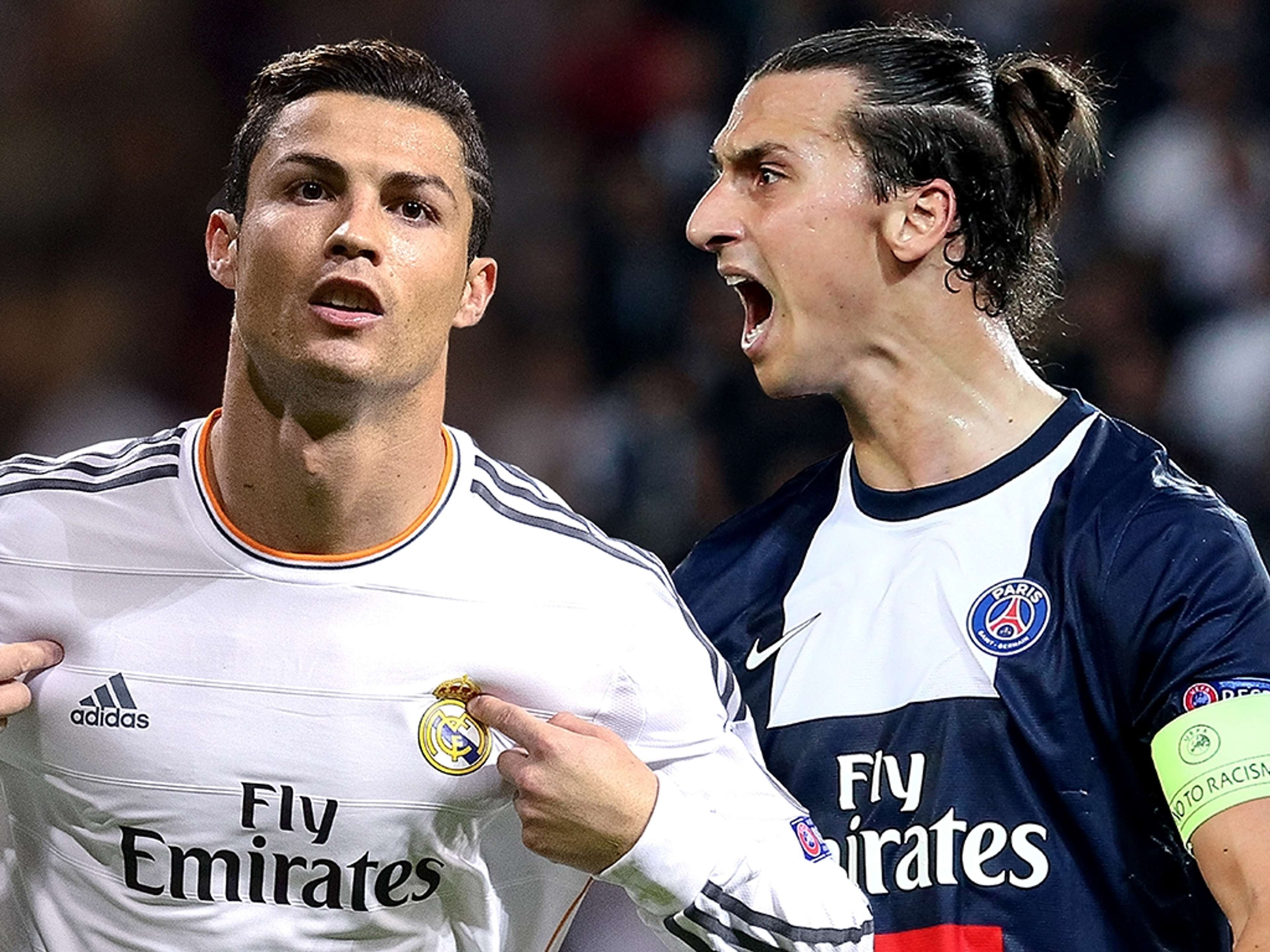 Cristiano Ronaldo Zlatan Ibrahimovic Champions League Player of the Group Stages