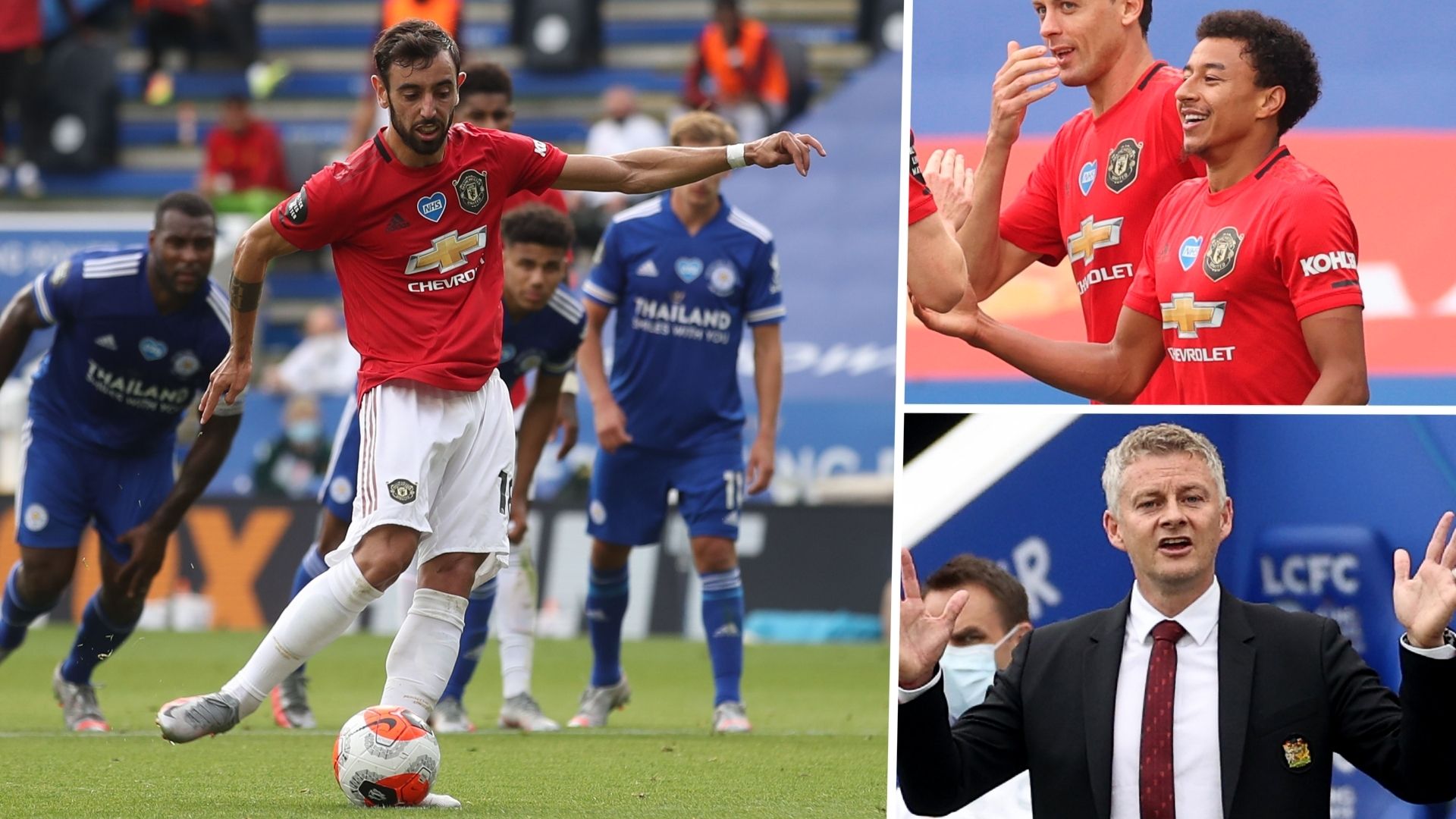 Fernandes Lingard Solskjaer Man Utd GFX