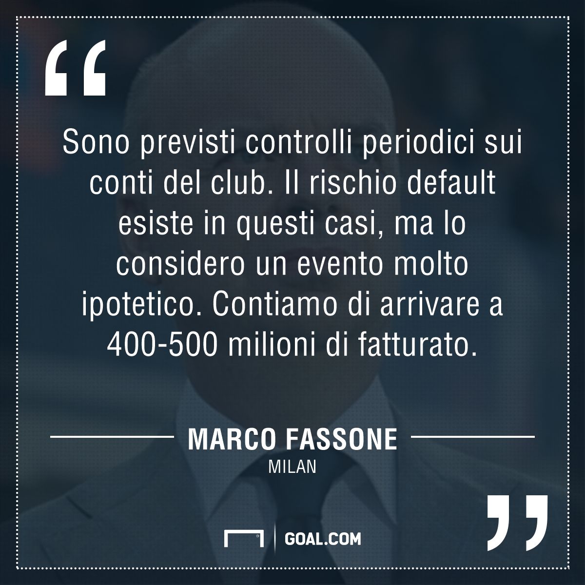 PS Fassone, conti Milan