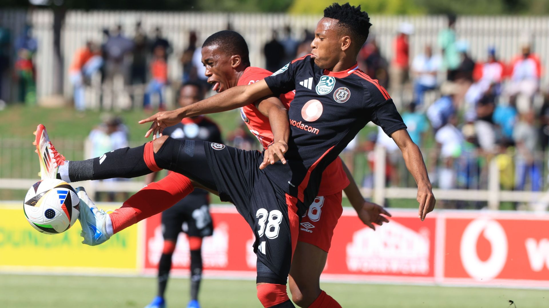 Relebohile Mofokeng & Gape Moralo, SuperSport vs Orlando Pirates, March 2025