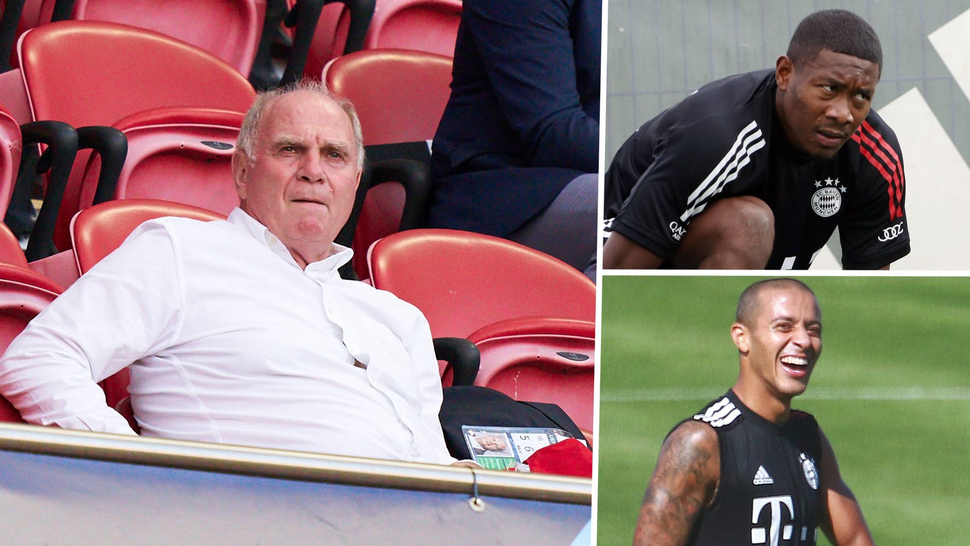 ONLY GERMANY Uli Hoeness David Alaba Thiago