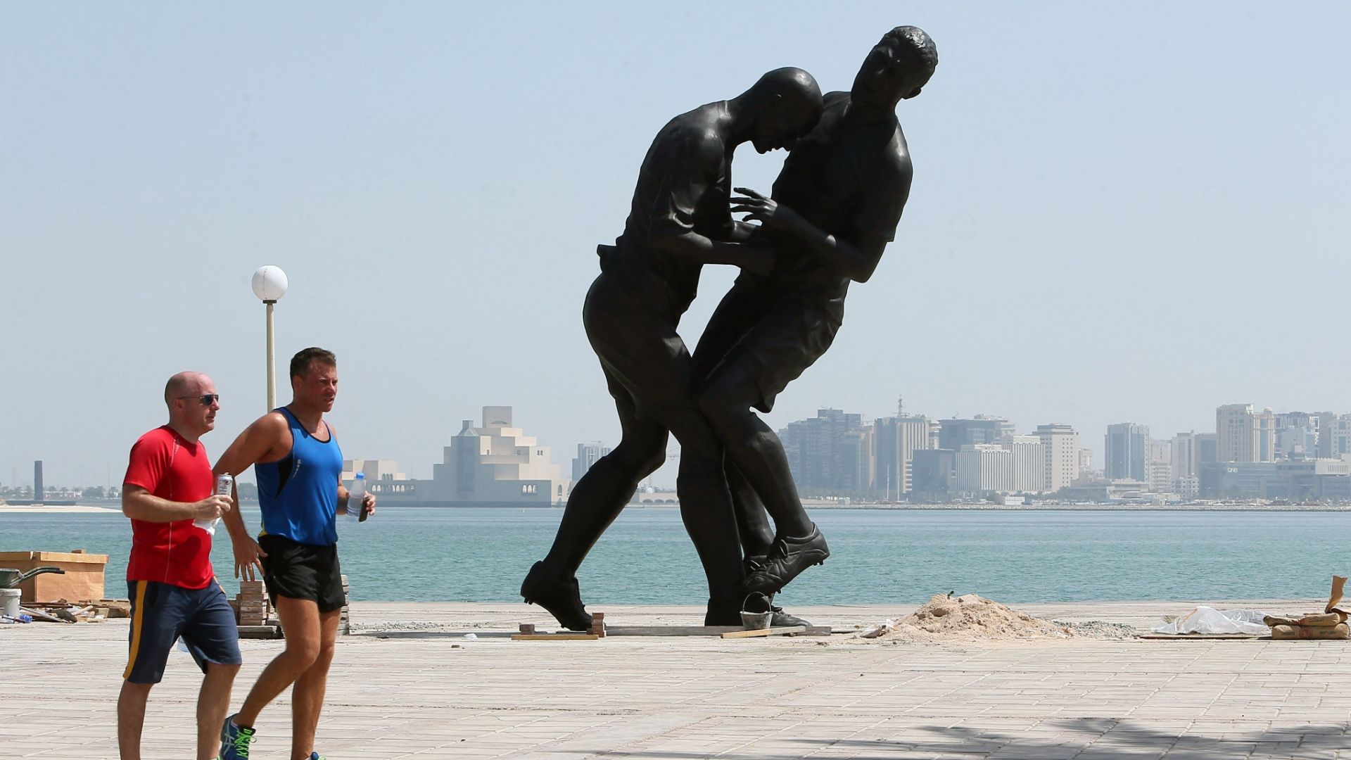 Zidane headbutt statue