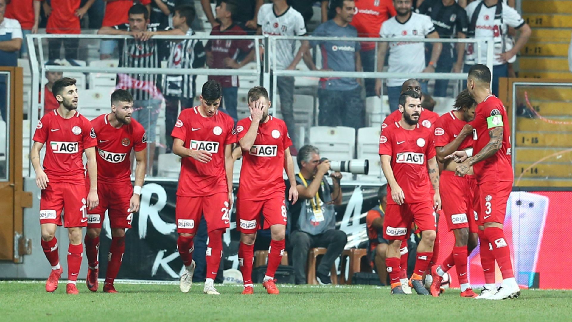 Antalyaspor Besiktas Gol Sevinc