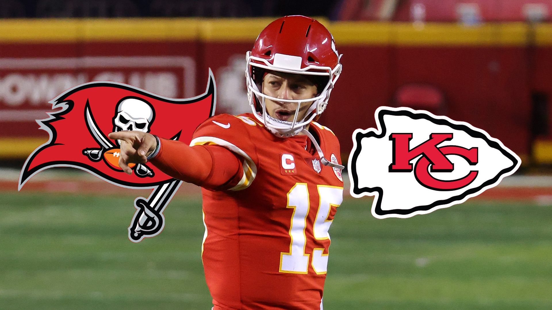 Header GettyImages Kansas City chiefs Tampa Bay Buccaneers Patrick Mahomes tv live-stream ticker highlights