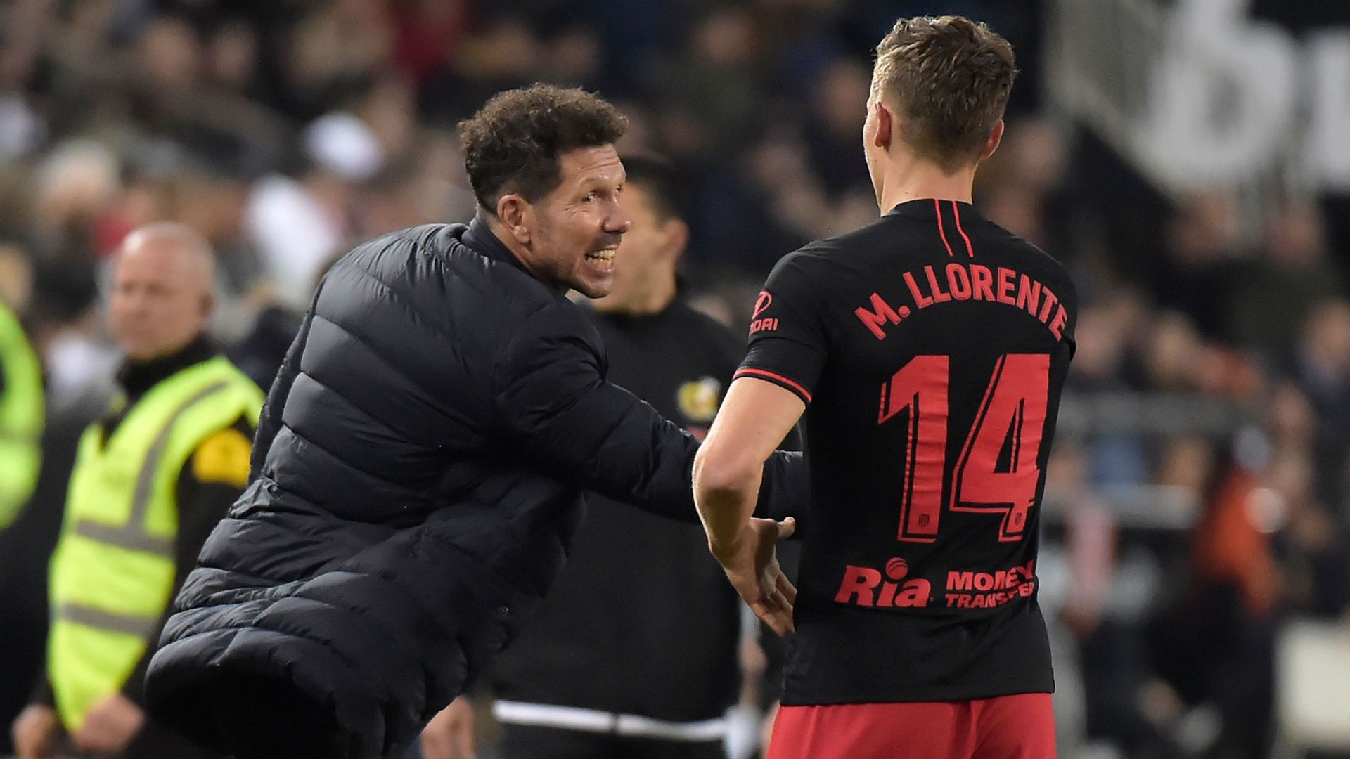Diego Simeone Marcos Llorente Valencia Atletico Madrid LaLiga