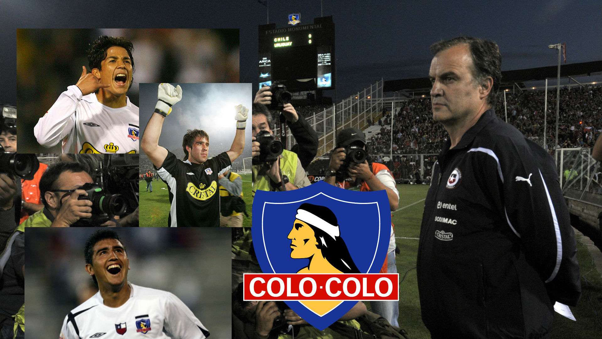 Colo Colo - Marcelo Bielsa Matías Fernández Arturo Vidal Claudio Bravo