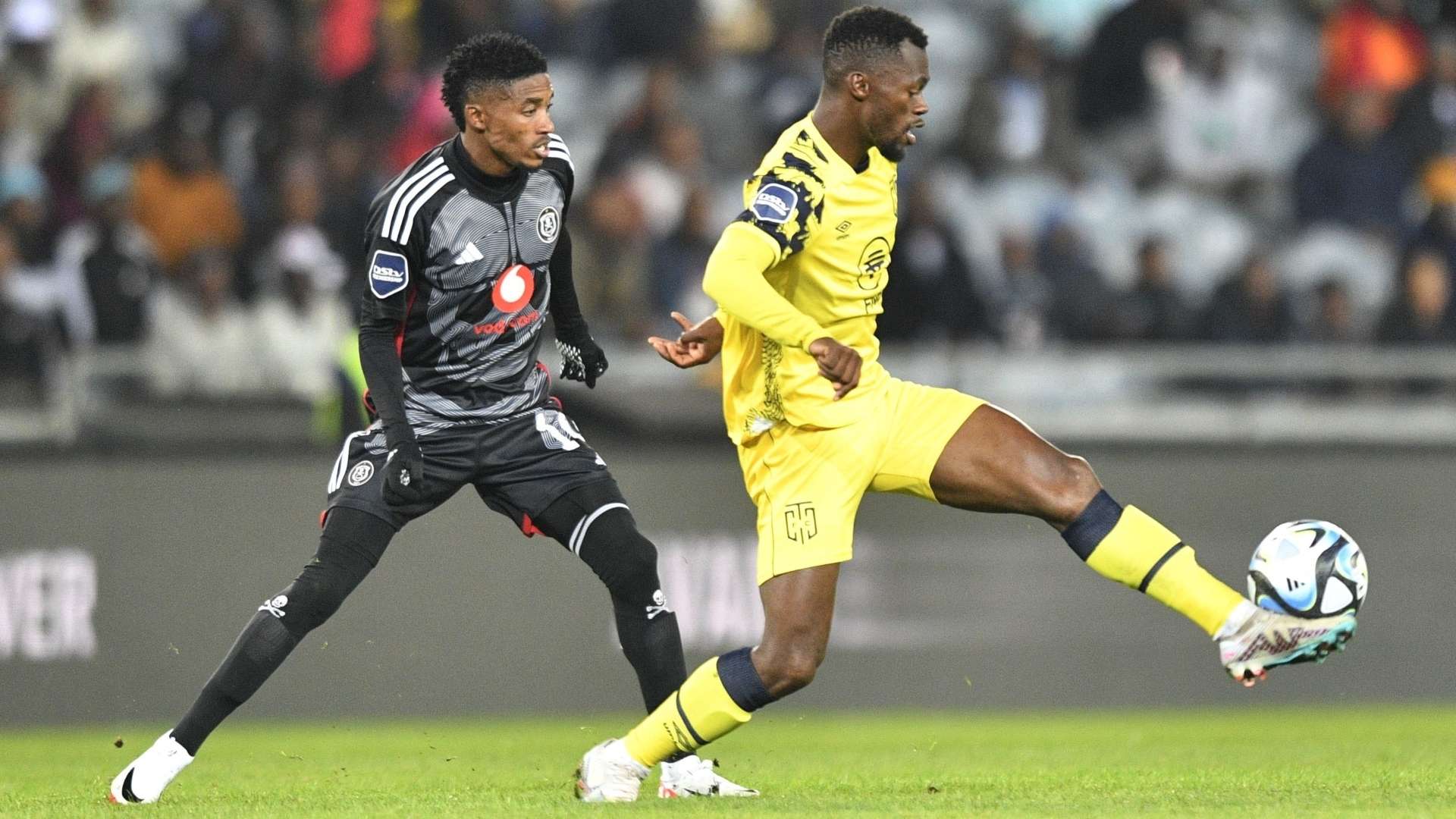 Monnapule Saleng and Thato Mokeke, Orlando Pirates vs Cape Town City