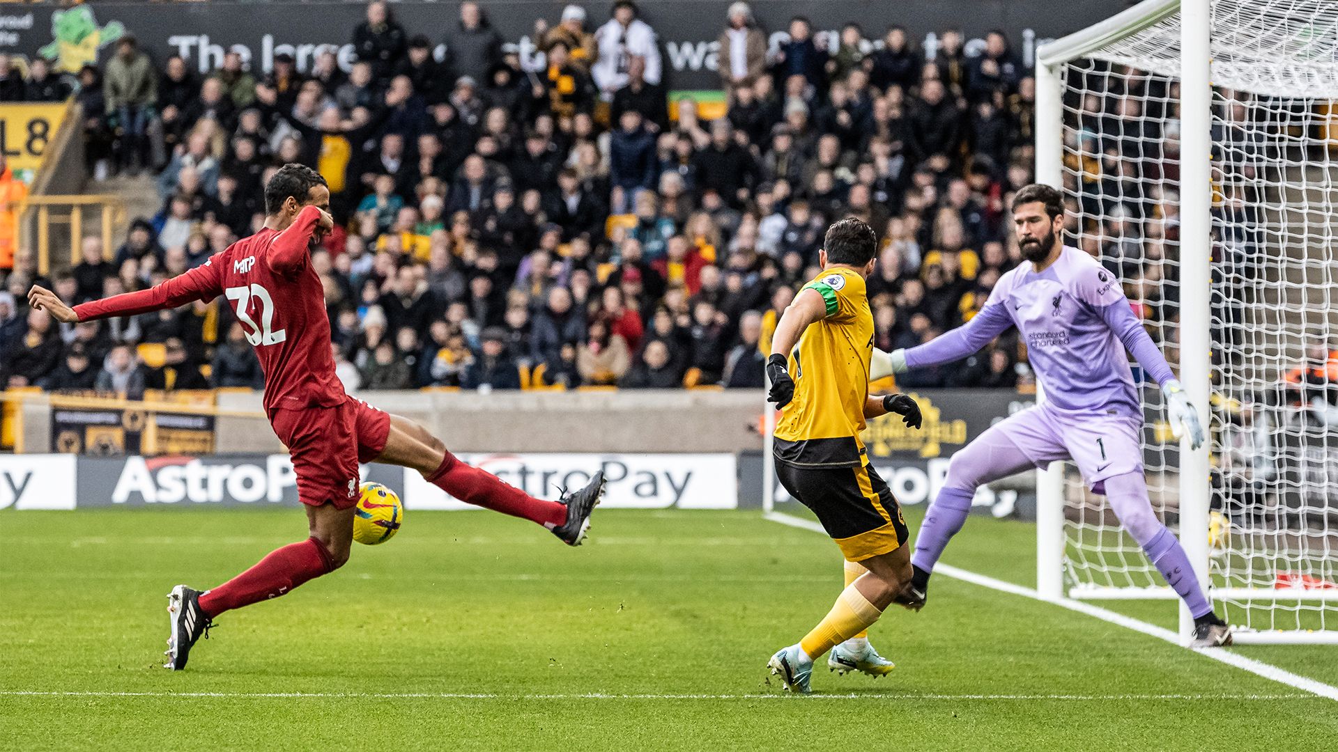 Liverpool Joel Matip own goal Wolves 2022-23