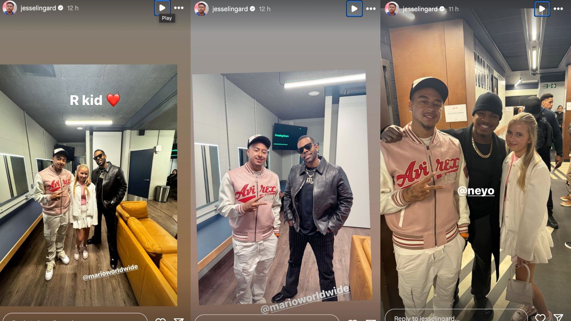 Jesse Lingard Ne-Yo Mario