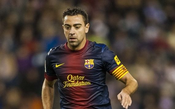 Xavi, Barcelona, 2013