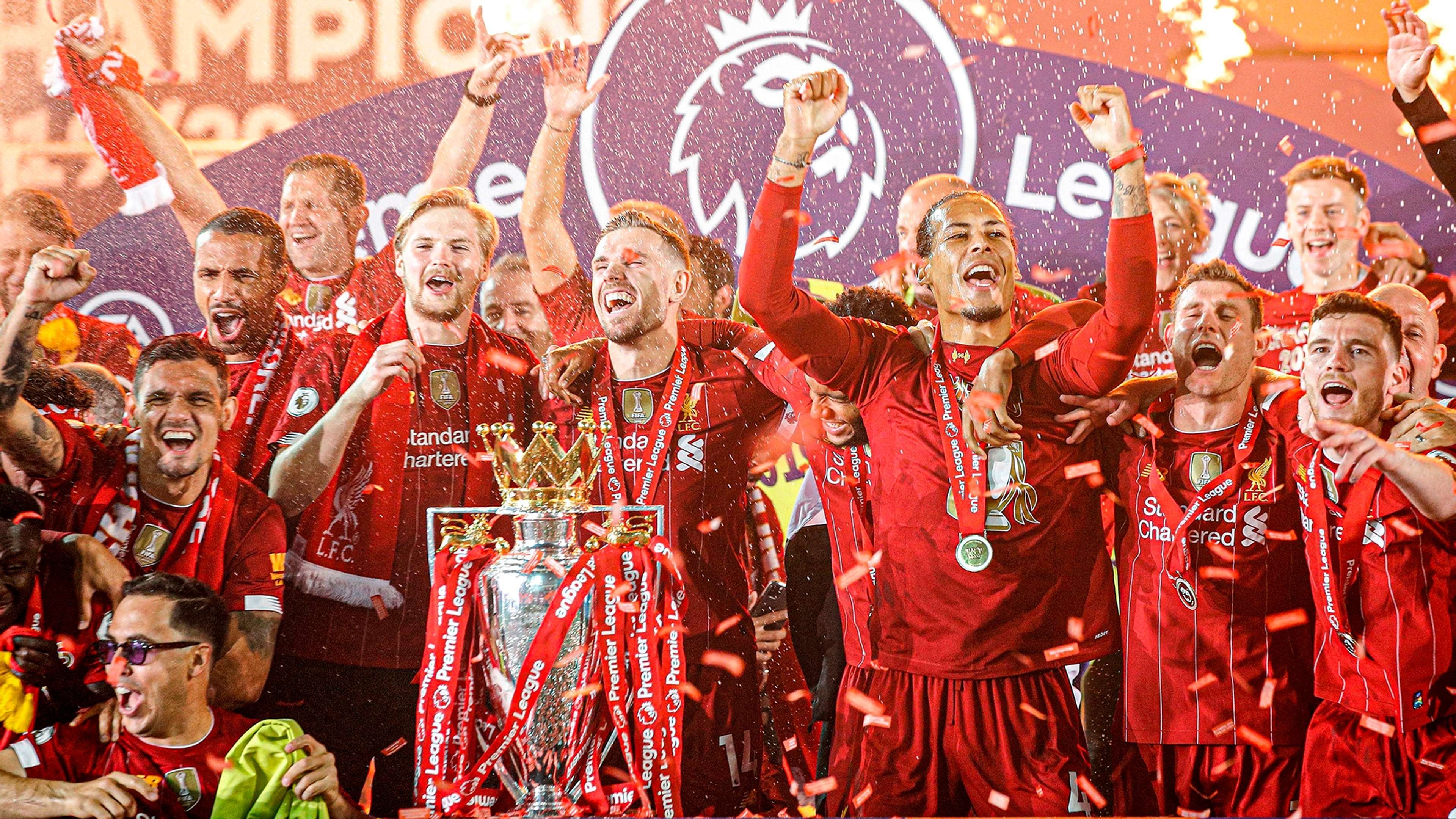 Liverpool Premier League title celebration