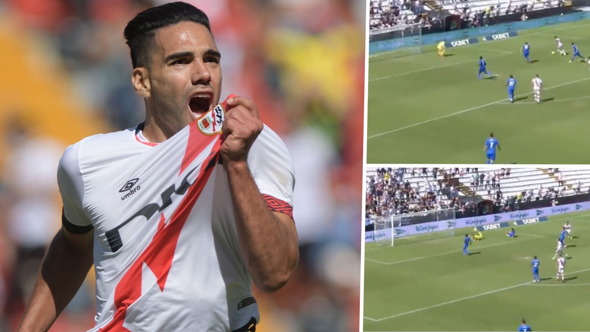 Radamel Falcao gol Rayo Vallecano