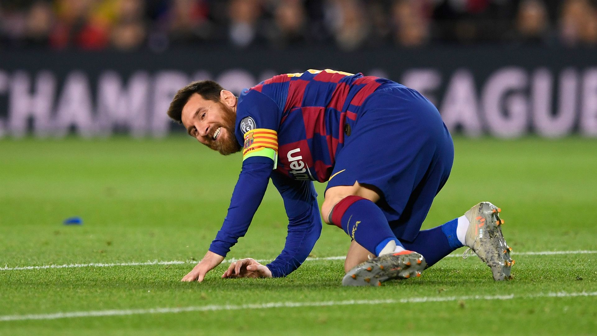 Messi Barcelona Slavia Praga Champions League