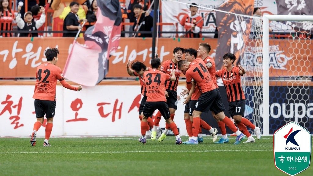 강원 김영빈 득점