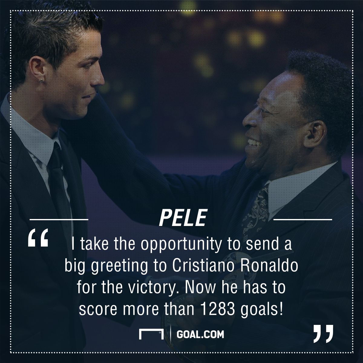 Pele Ronaldo graphic