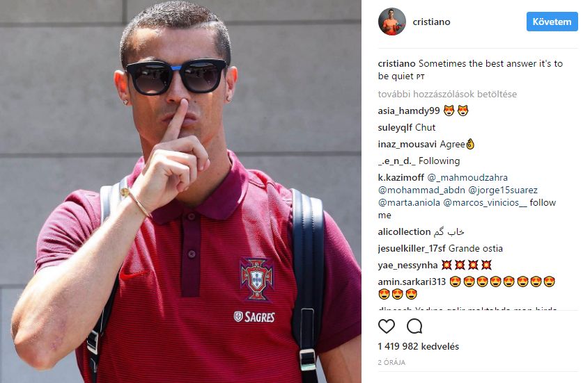 cristiano ronaldo instagram