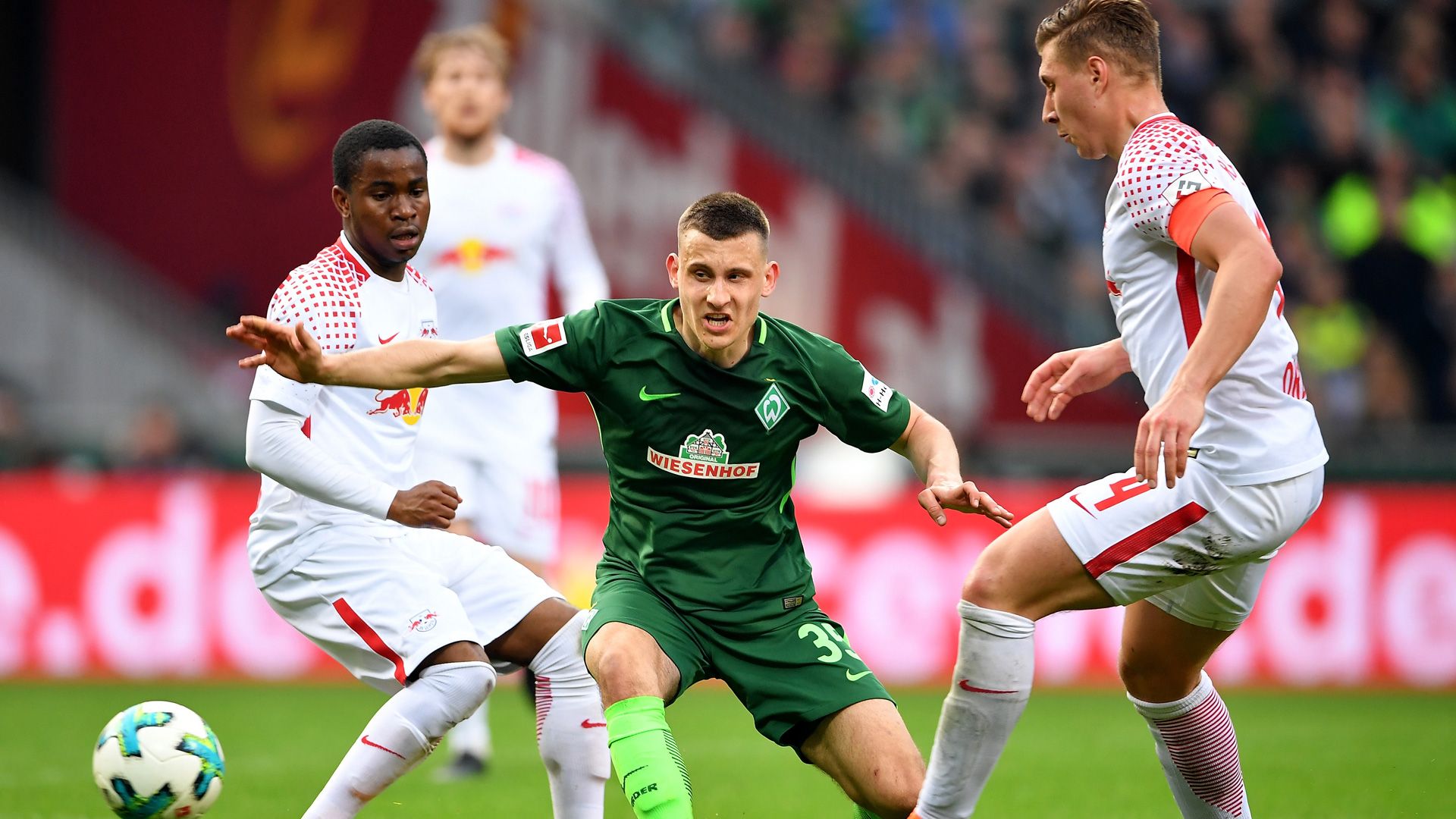 Lookman Eggestein Orban Werder Bremen RB Leipzig Bundesliga 0418