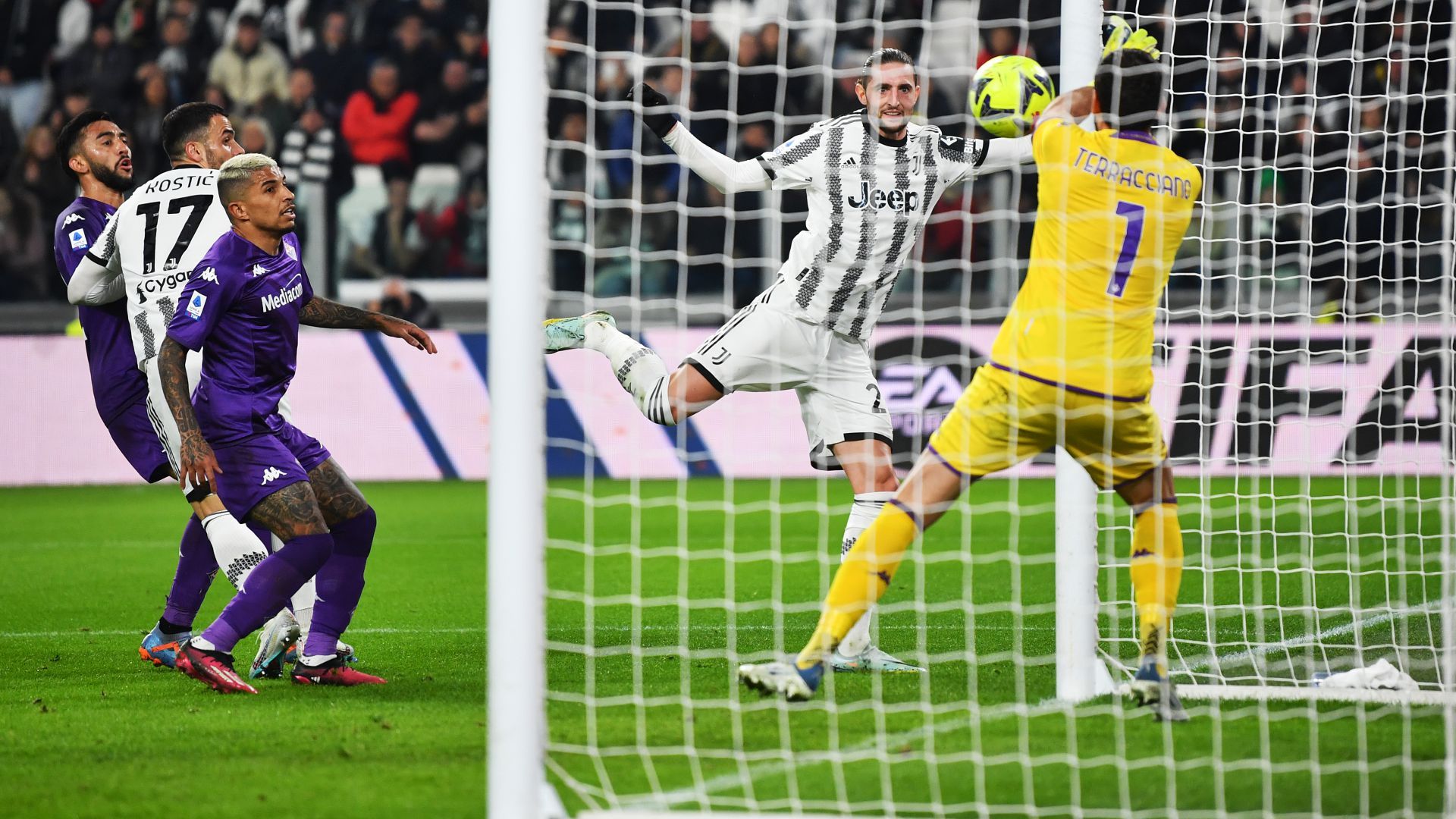 Adrien Rabiot Juventus Fiorentina Serie A 