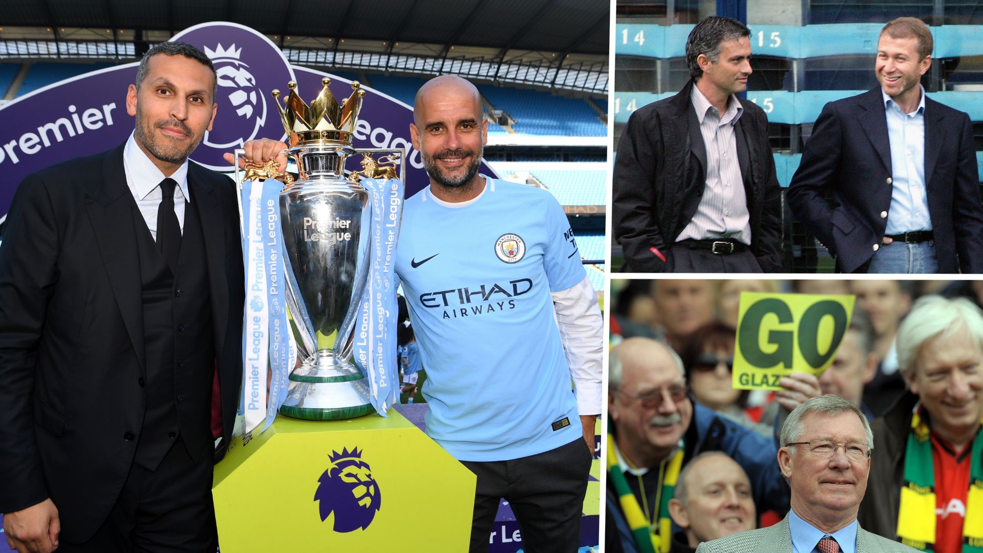 Alex Ferguson, Jose Mourinho, Pep Guardiola GFX