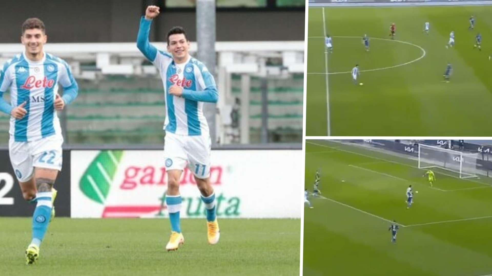 Chucky Lozano gol Hellas Verona