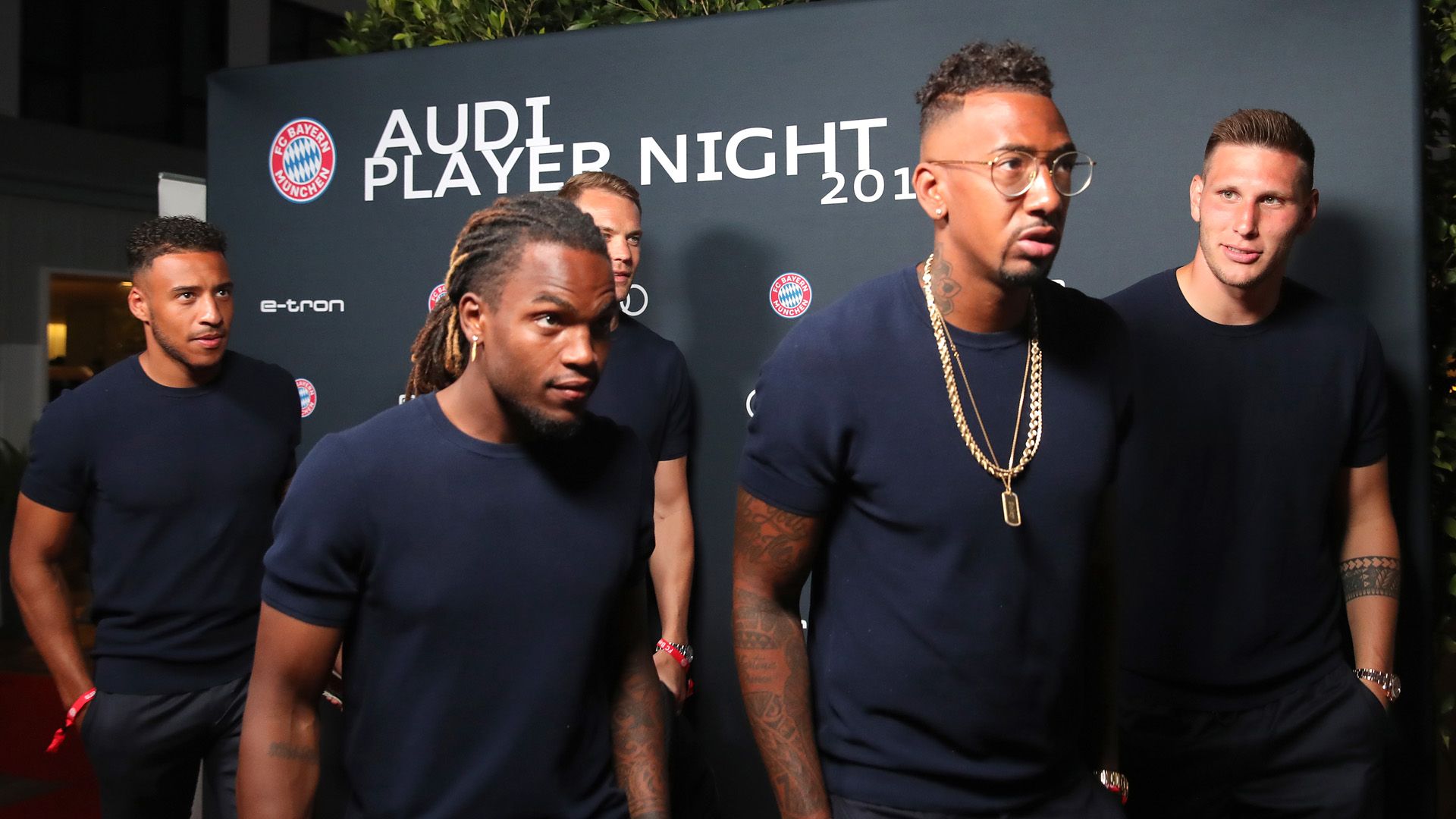Jerome Boateng Renato Sanches Niklas Süle Audi Summer Tour