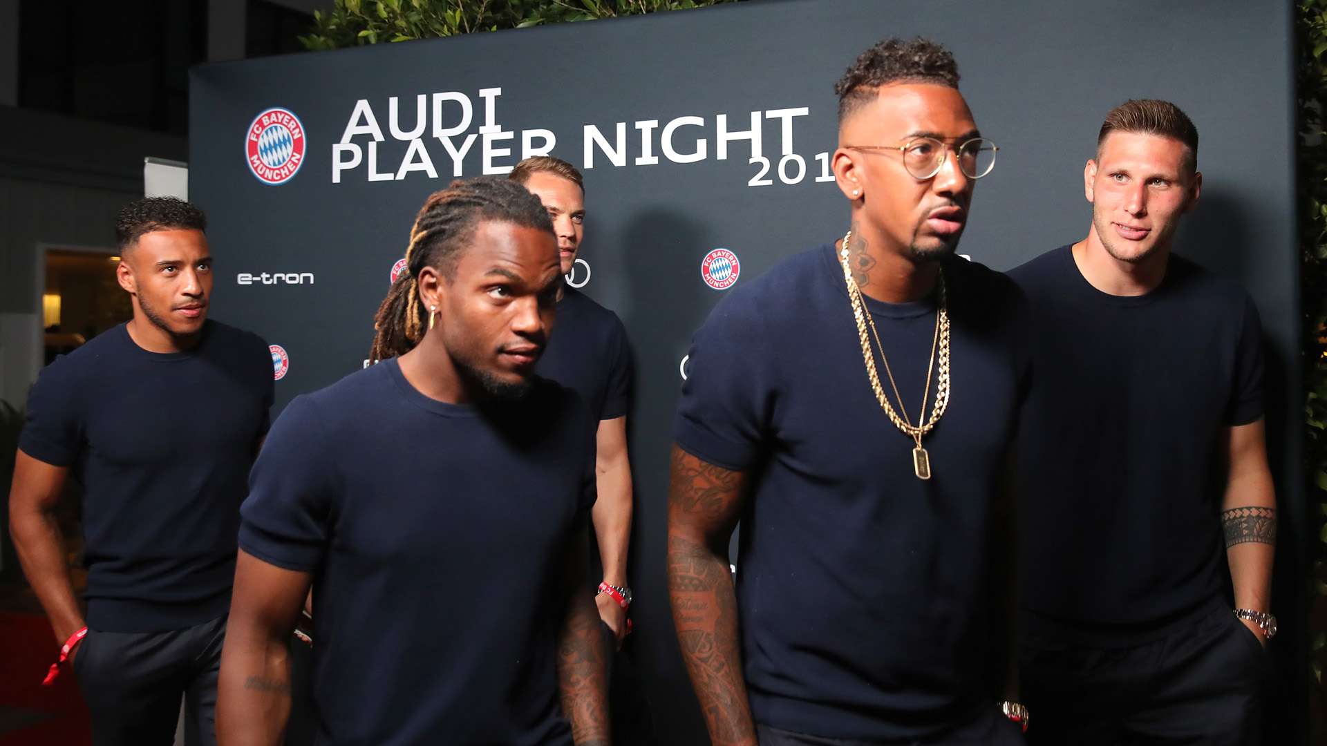 Jerome Boateng Renato Sanches Niklas Süle Audi Summer Tour
