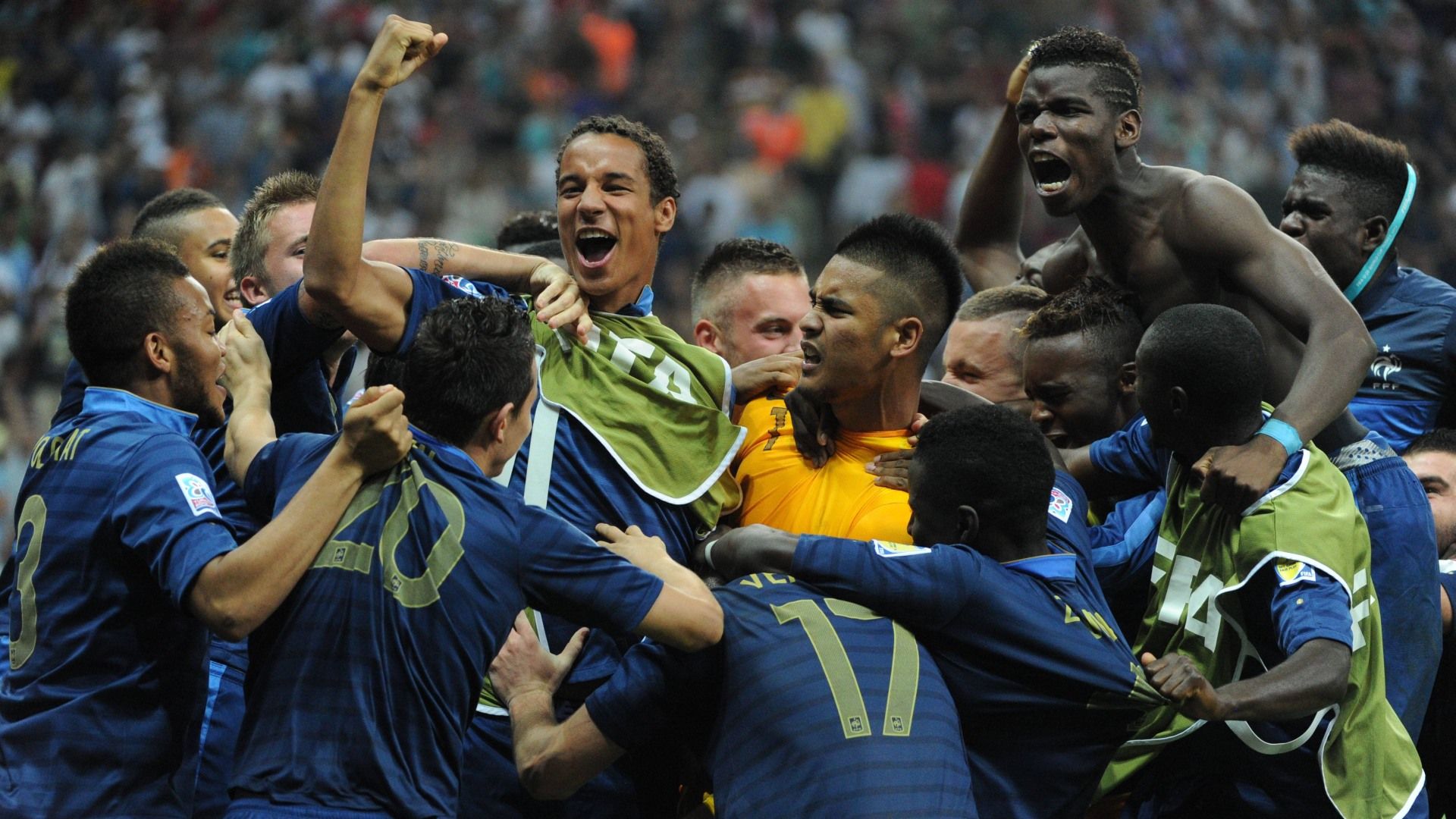 PAUL POGBA FRANCE U20 WORLD CUP 07132013