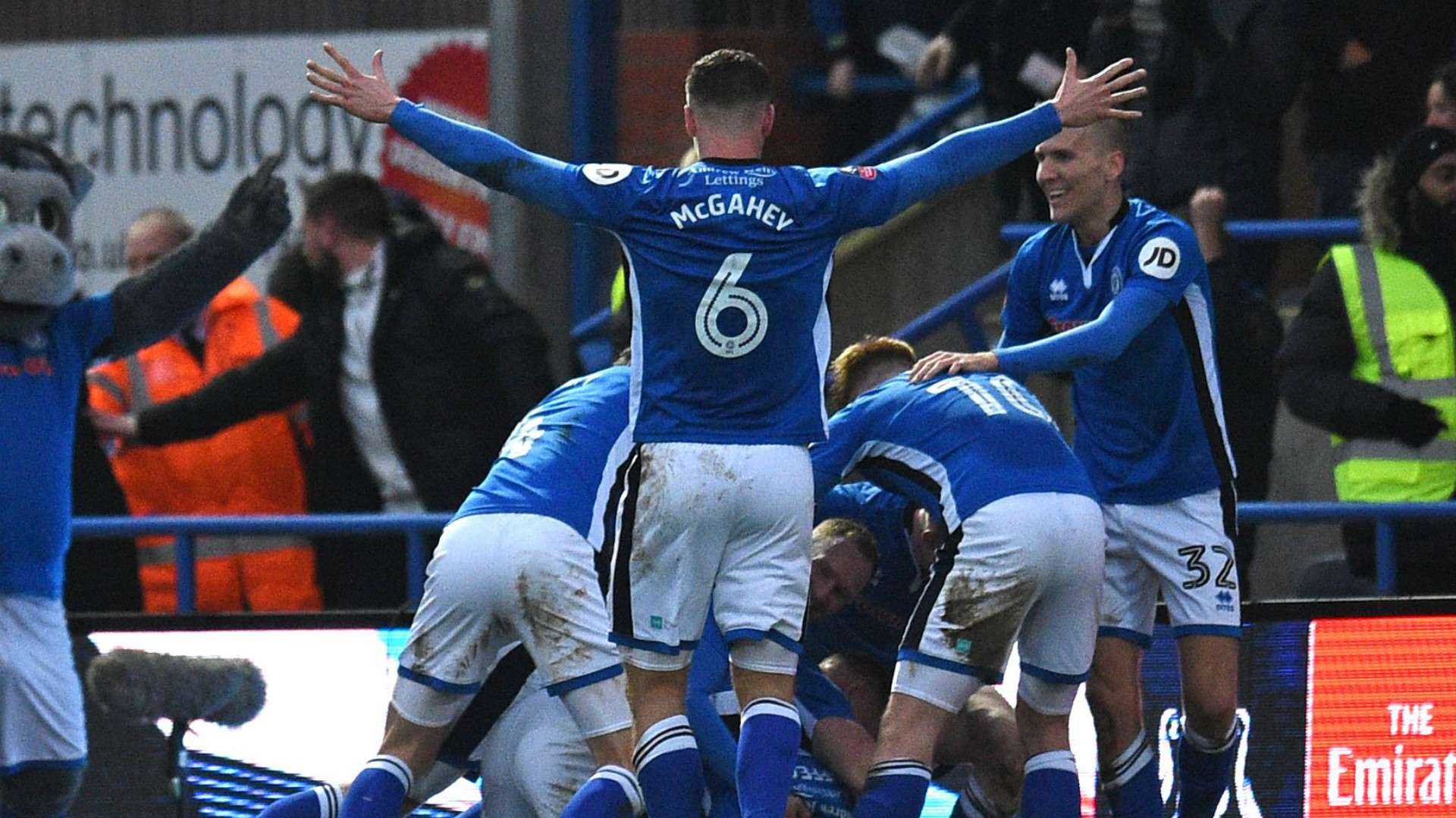 Rochdale celebrate