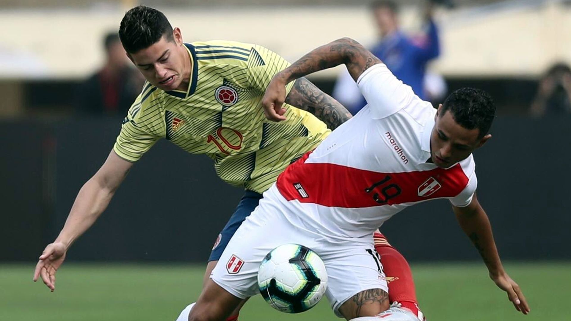 Peru Colombia Amistoso 2019