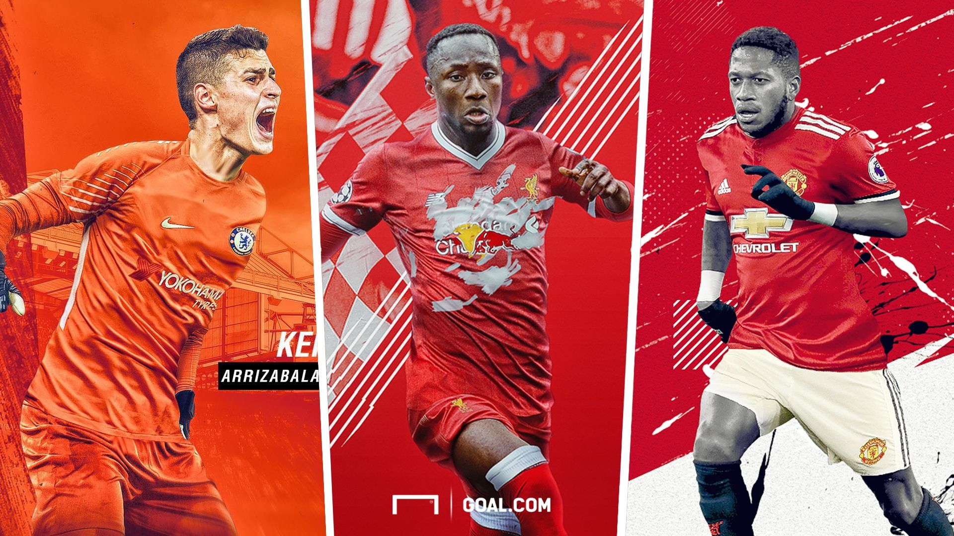 Fred Manchester United Kepa Chelsea Naby Keita Livepool