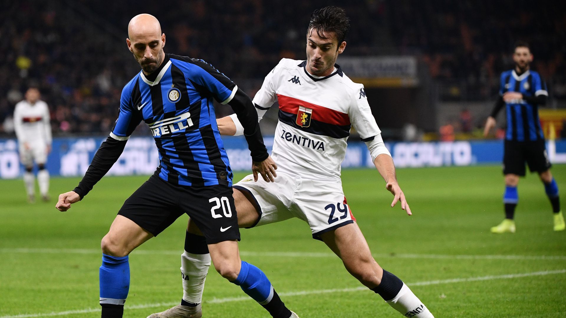 Borja Valero Francesco Cassata Inter Genoa Serie A