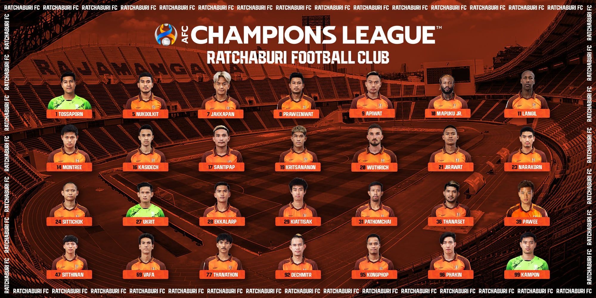 ราชบุรี มิตรผล ACL 2021