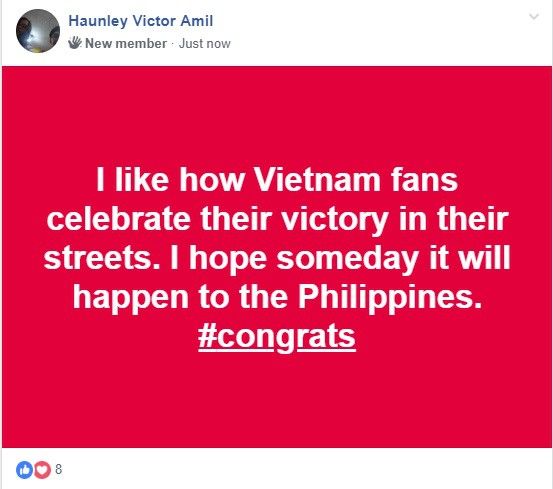 Reactions Philippines Việt Nam