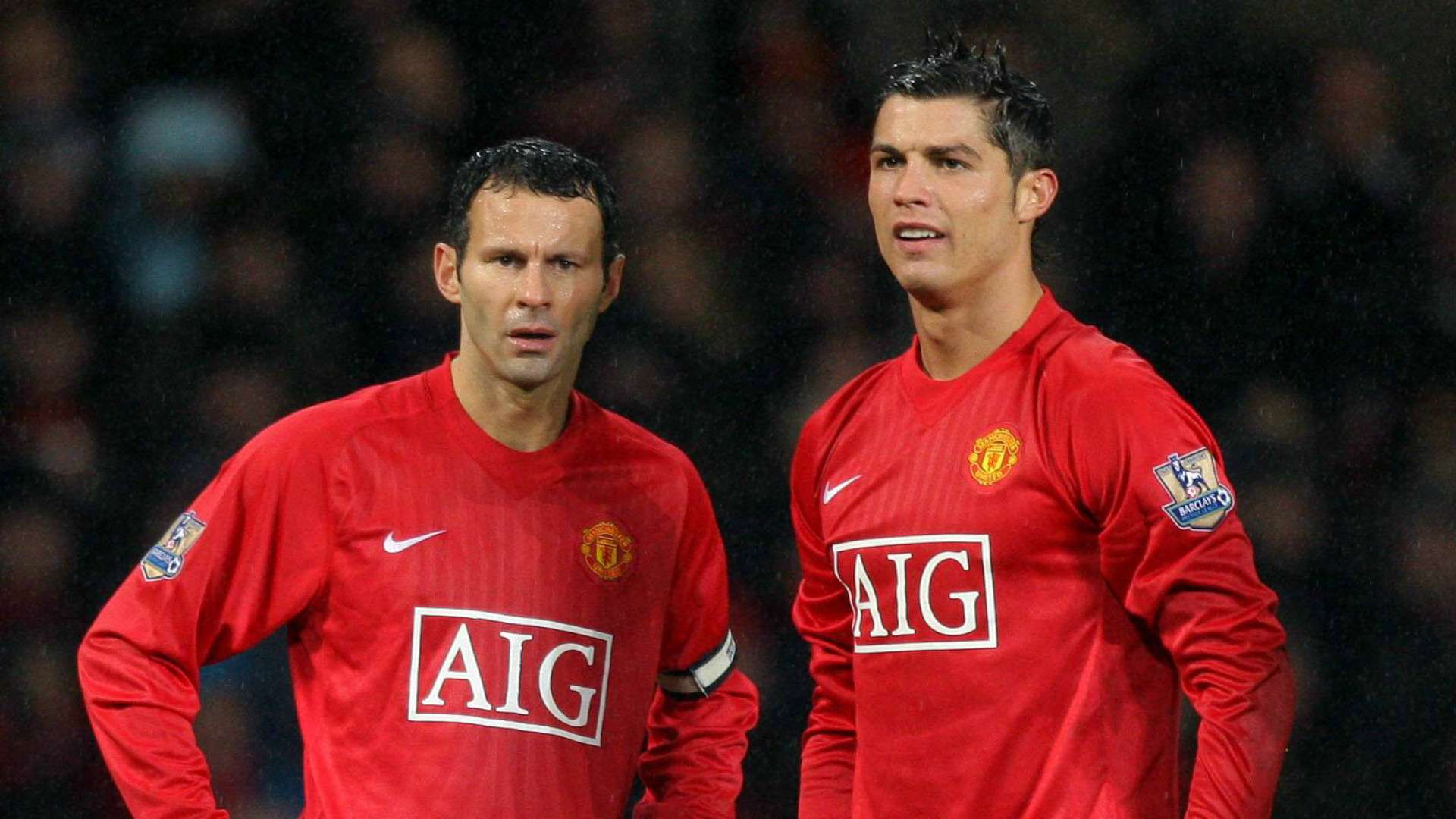 GER ONLY Ryan Giggs Cristiano Ronaldo Manchester United