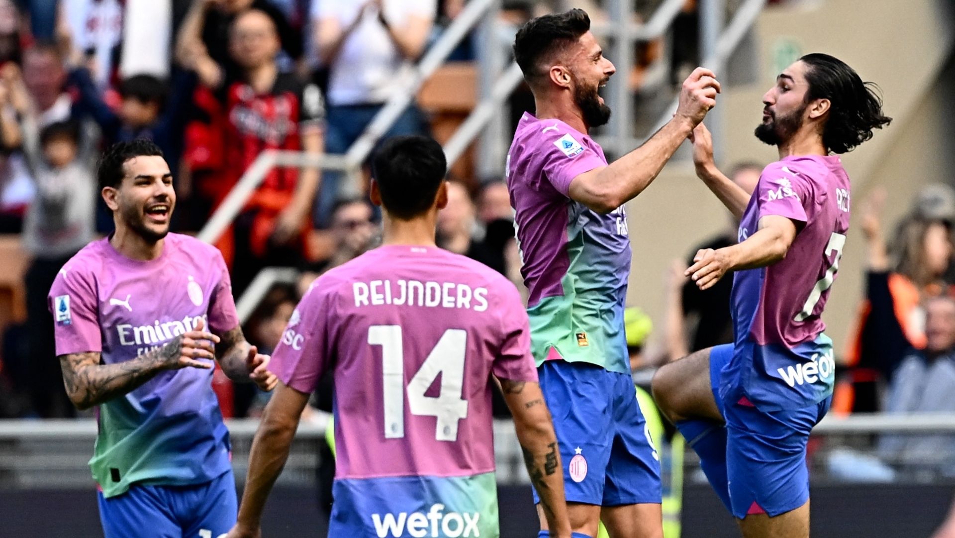 Giroud Adli Milan Lecce 06042024