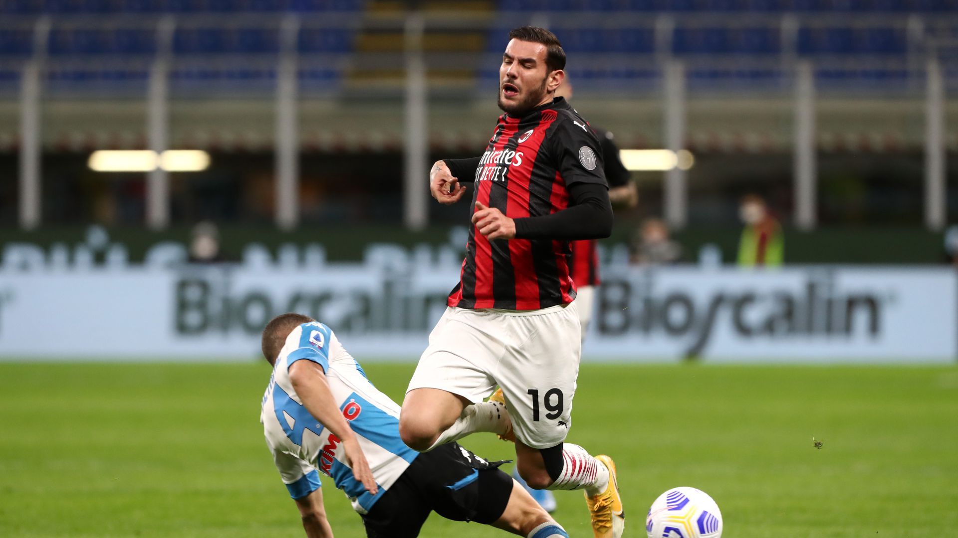 Theo Hernandez Milan Napoli Serie A