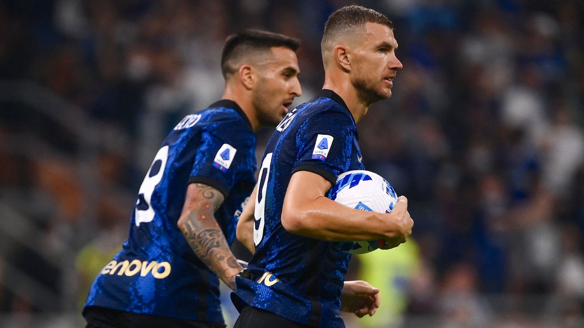 Edin Dzeko Inter Atalanta