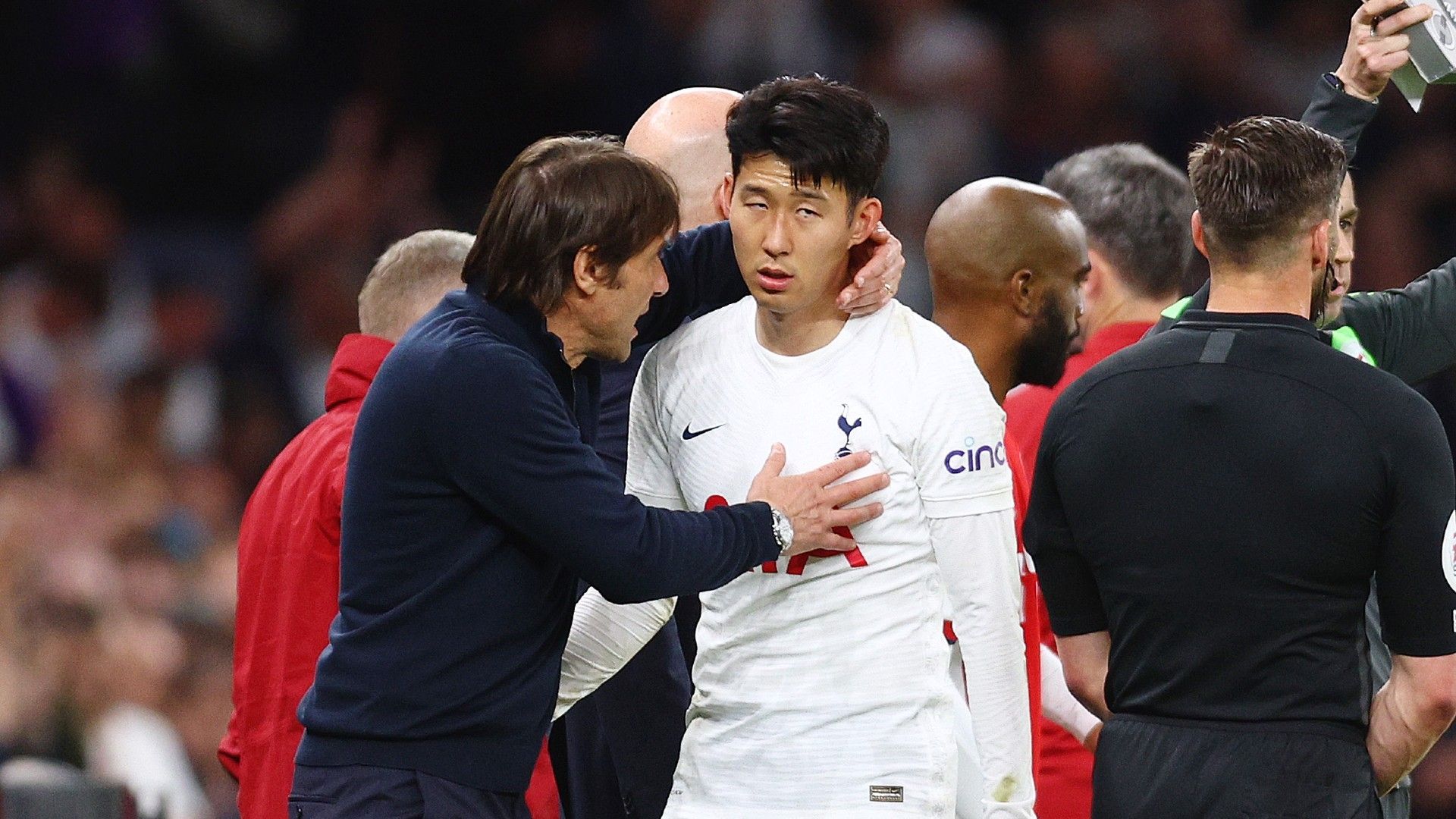 Antonio Conte Heung-min Son Tottenham Hotspur