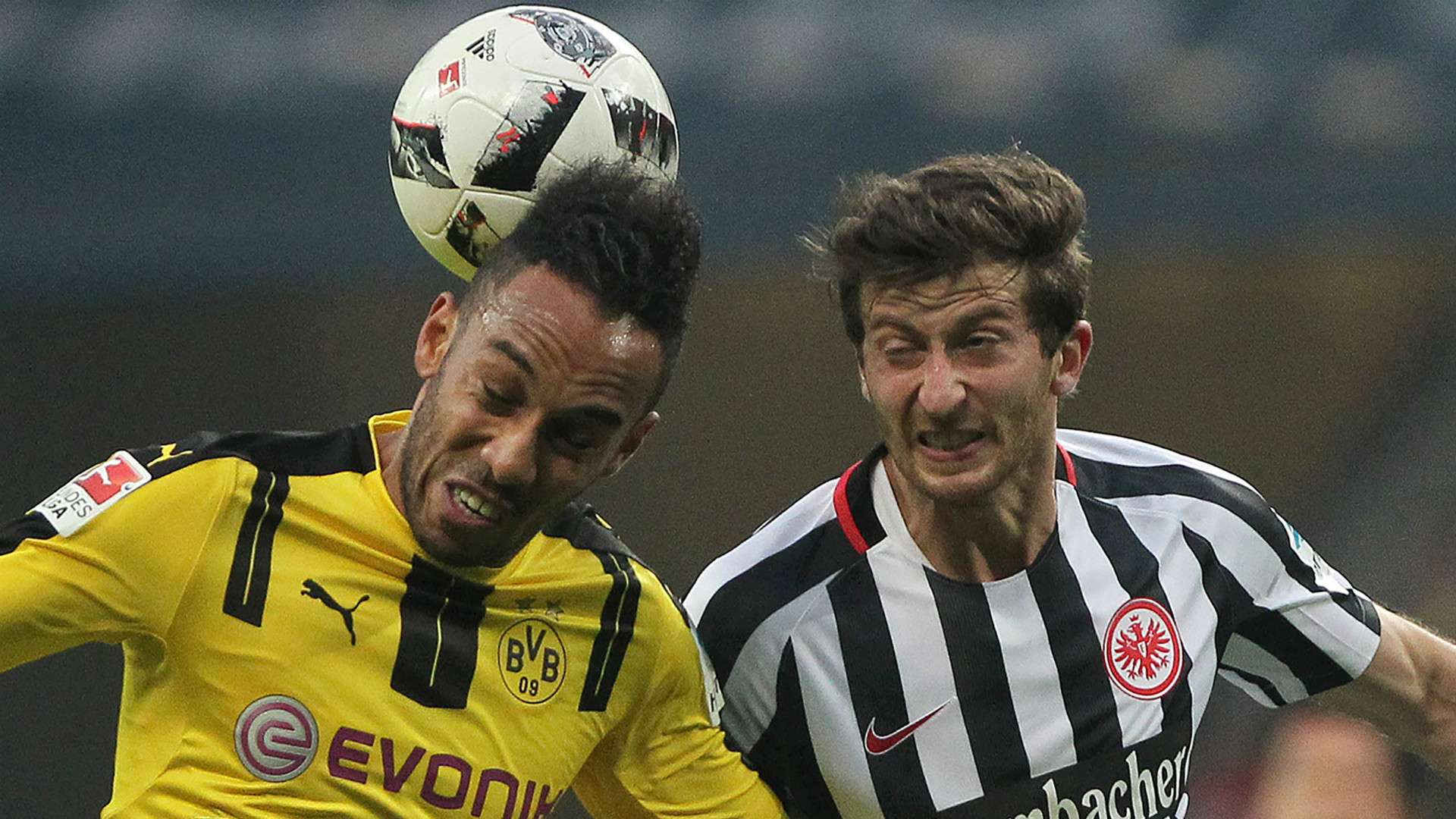 David Abraham Pierre Emerick Aubameyang Eintracht Frankfurt Borussia Dortmund Bundesliga 26112016