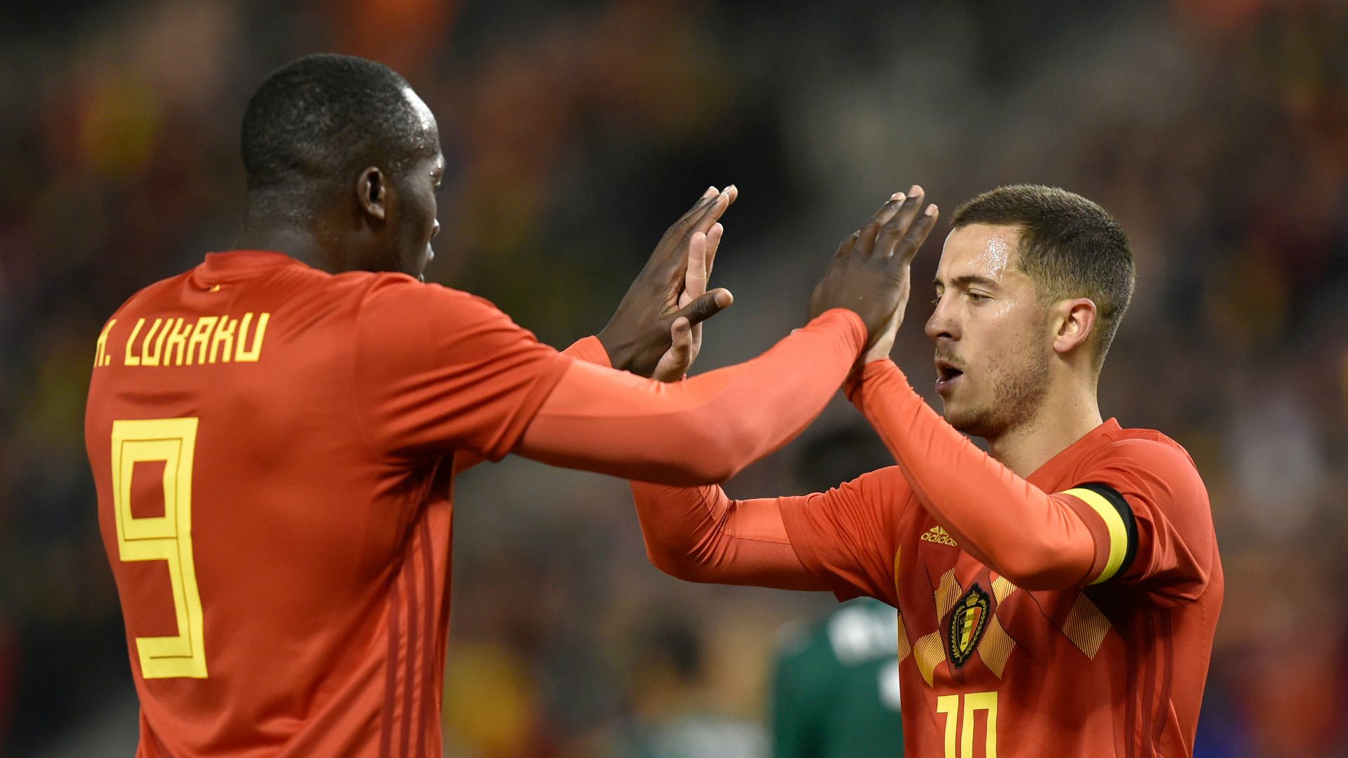 Romelu Lukaku Eden Hazard Belgium