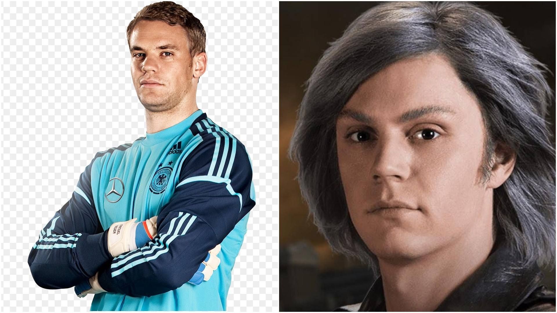 Footballers look alike