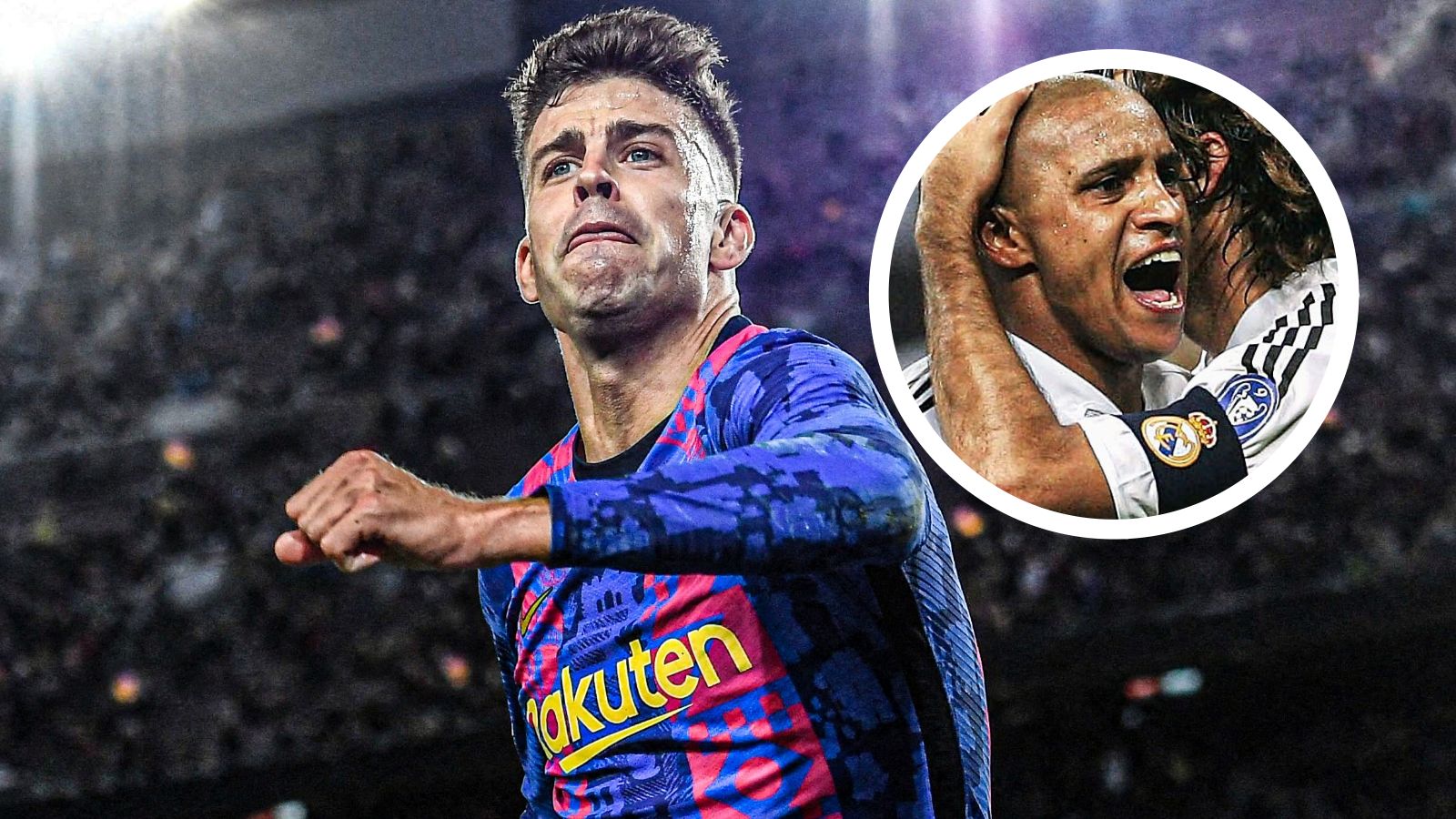 Gerard Pique Roberto Carlos GFX