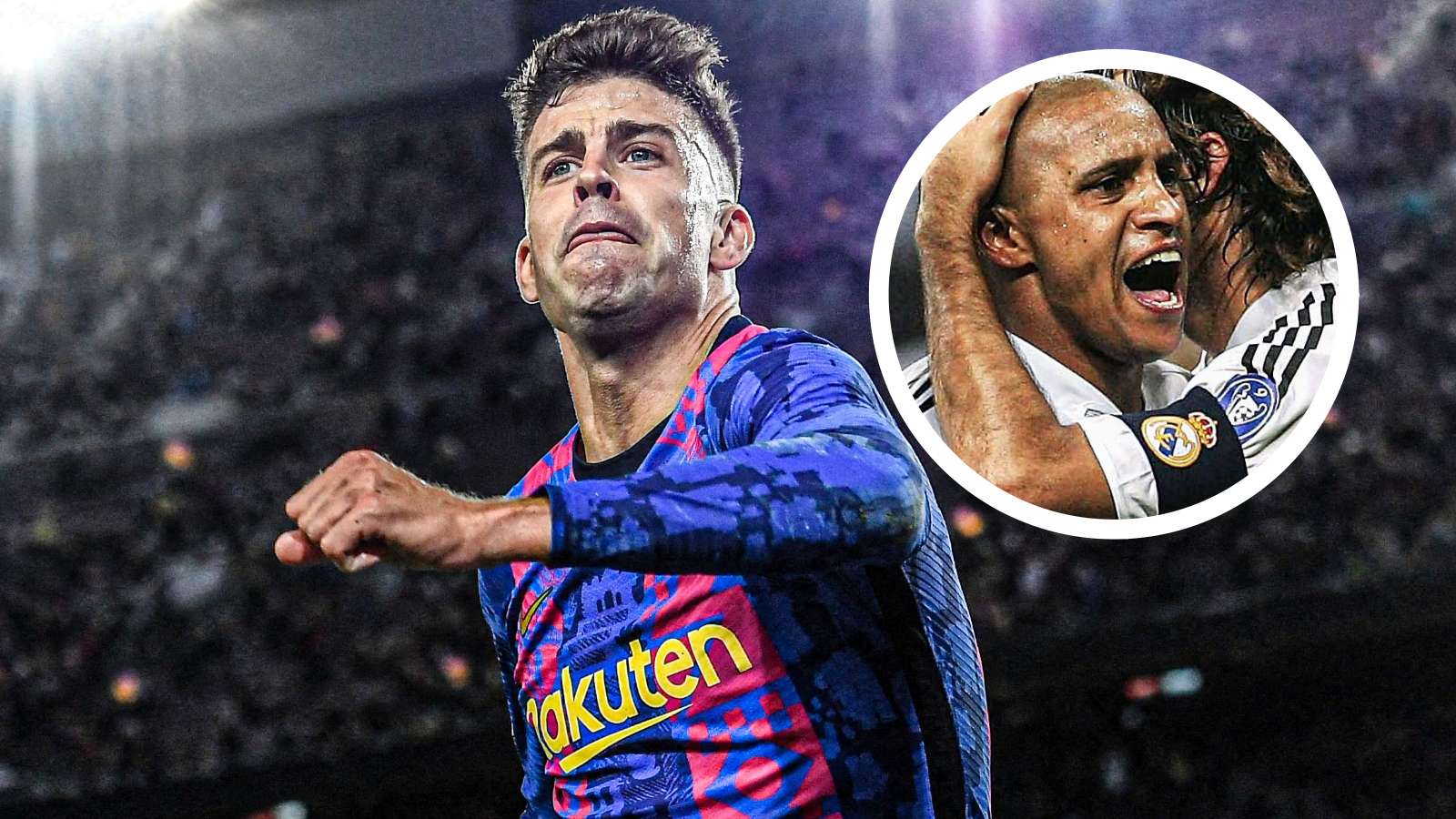 Gerard Pique Roberto Carlos GFX