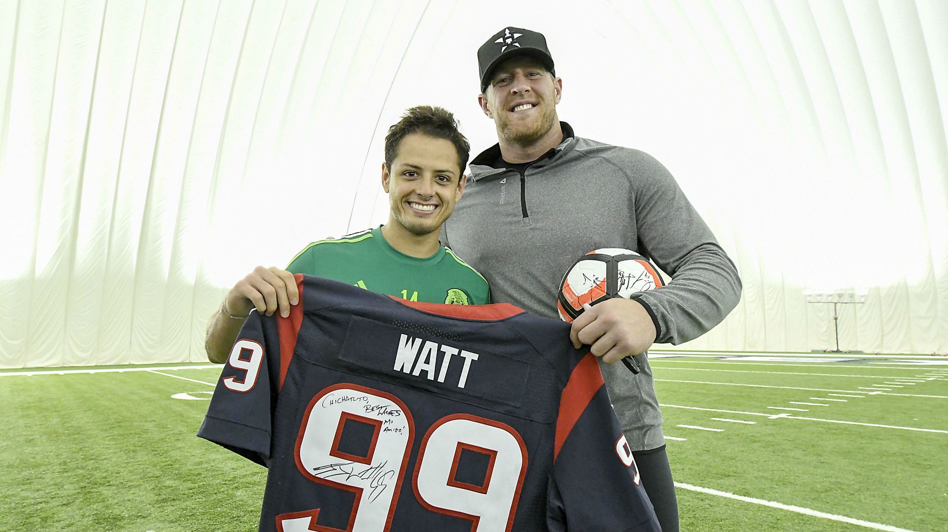 Javier Chicharito Hernandez Mexico J.J. Watt Houston Texans